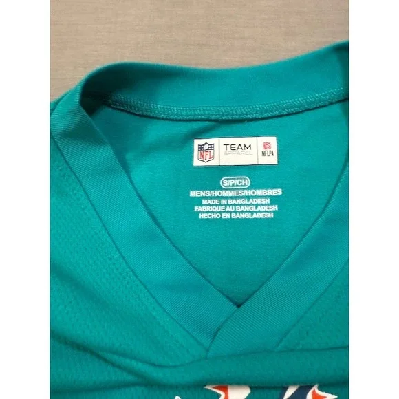 Miami Dolphins NFL Number 1 Tagovailoa NFLPA Jersey XL Blue Short Sleeve - Picture 6 of 9